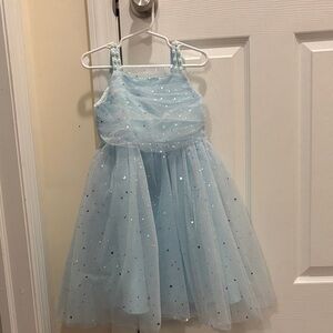 Elegant Blue Kids Formal Dress
